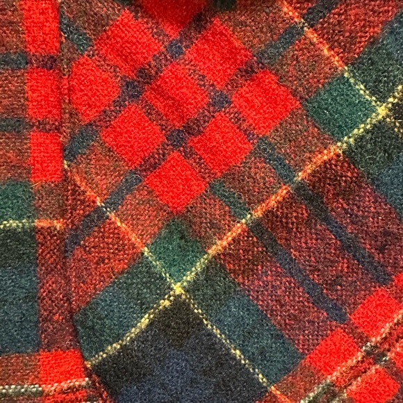 Pendleton VTG 70s Board Shirt Pure Wool Plaid Flannel Medium - Picture 5 of 7